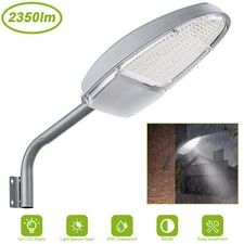 LED Yard Street Light Dusk to Dawn Light Waterproof Security Lighting Outdoor 