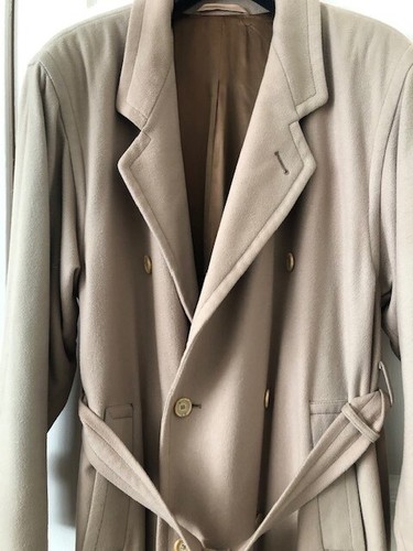 Gents Overcoat Wool and Cashmere 3/4 length size L