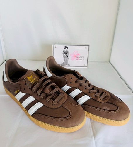 adidas Originals Samba OG IE6522 Earth Strata White Gold Metallic Women's Size - Picture 16 of 24