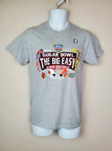 2013 Sugar Bowl New Orleans Blue 84 Official Collegiate T-Shirt Size Small