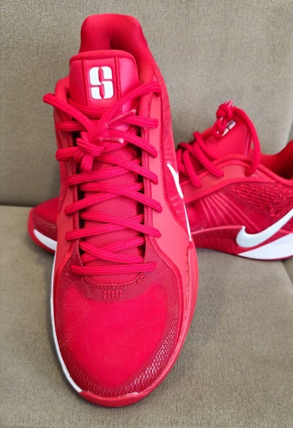 Nike Sabrina 2 TB - Size 11 Women`s Basketball Shoes Red White