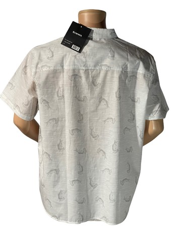 New Mens Simms Tailout short sleeve button down fishing shirt 2XL - Picture 4 of 4