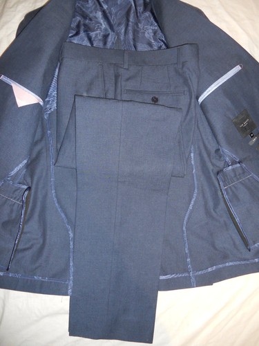 Ted Baker endurance quality fabric slim fit Suit Sz UK 38R"EUR/IT 48R"w32 - Picture 7 of 13