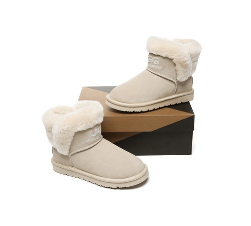 AUSTRALIAN SHEPHERD® UGG Boots Sheepskin Wool Shearling Lined Ankle Mini Oatha - Picture 13 of 18