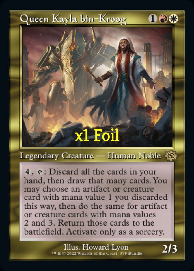 MTG The Brothers' War BRO Queen Kayla bin-Kroog MINT (SELECT) | eBay