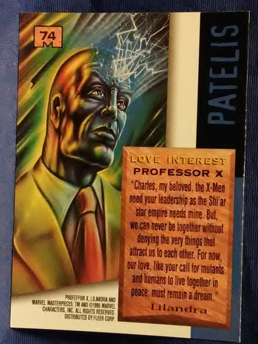 1995 Fleer Marvel Masterpieces BASE Trading Cards U-Pick-1 - Bild 78 von 170