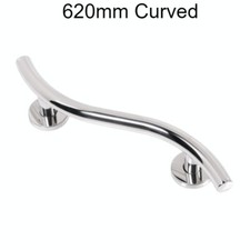Fitzroy 32mm Designer Grab Rail – Polished Chrome – Straight or Curved – 3 Sizes
