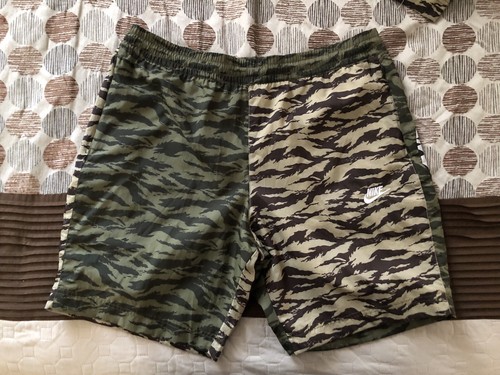 Nike Sportswear Para hombre Tech Pantalones Cortos de toda impresión  Camuflaje Tigre AO1116 222 Talla XL | eBay