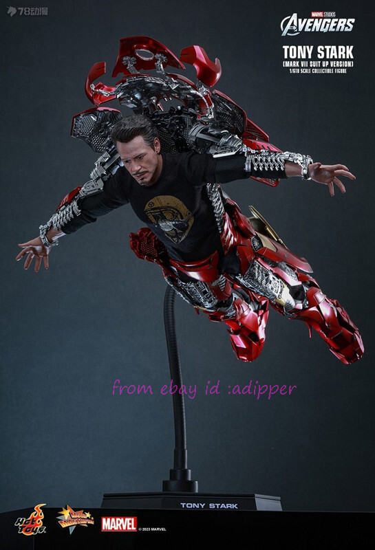 新品 MARVEL アベンジャーズ TONY STARK チームスーツフィギュア ムービー・マスターピース】『アベンジャーズ／エンドゲーム』1