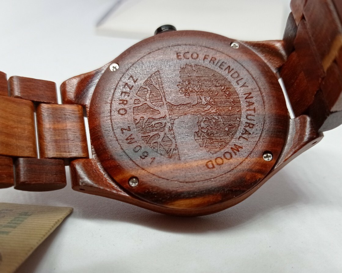 Montre bois et cuir - Montres Homme