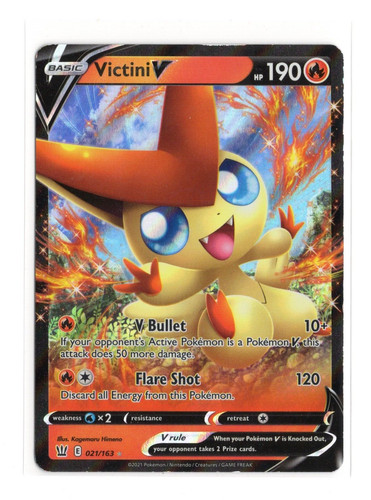victini vmax pokemon card Battle Styles - Full Art pokemon SWSH05 Victini VMAX - 082/070 -