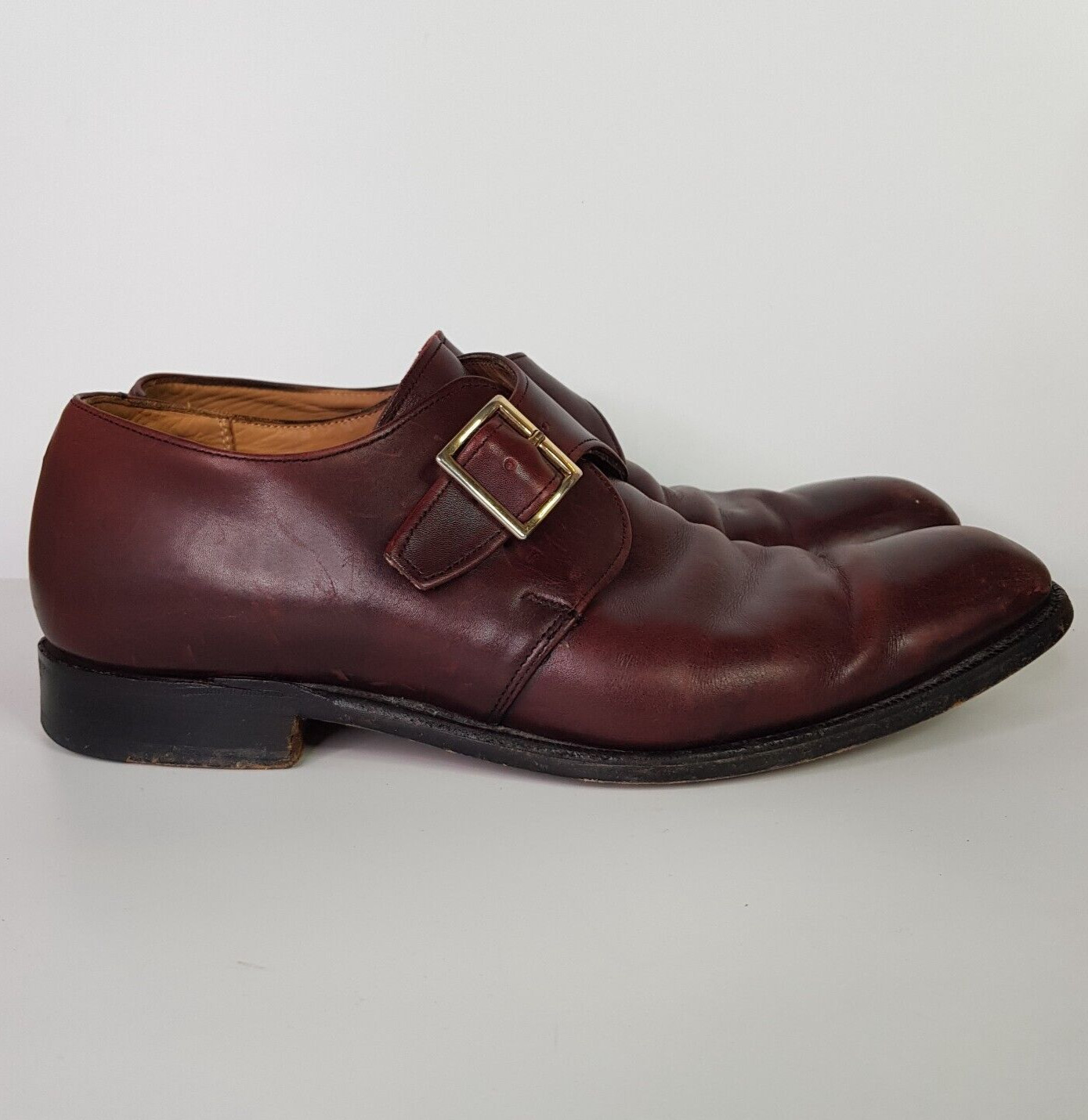 Vintage Cheaney & Sons Monk Strap Leather Dress Shoes… Gem