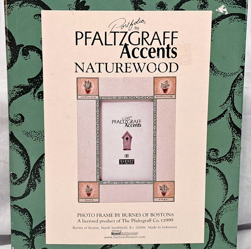 Vintage 1999 Pfaltzgraff Accents Burnes Of Boston Picture Frame Herbs 6x9"Nice! - Picture 17 of 17