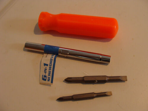 6 in 1 High-Vis Orange Schraubendreher Menard's 249-1552 7" lang - Bild 2 von 2