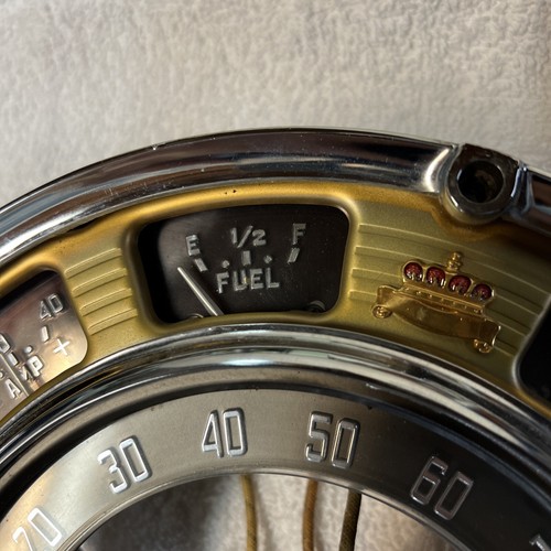 1950 Chrysler Windsor Instrument Cluster Nice Chrome And Good Gauges Mopar - Picture 8 of 12
