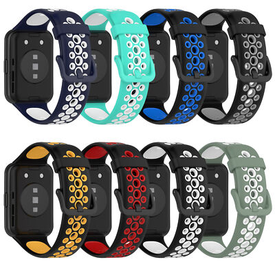 TPE Uhrenarmband Armbänder Ersatz für Huawei Watch Fit 2 Active/Cassic/Elegant