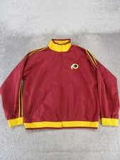 Washington Redskins Jacket Mens Xl Reebok Red Yellow Nfl Bomber 