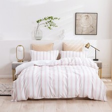 3D Simple Stripe Pattern Quilt Cover Set Duvet Cover Bedding Pillowcases
