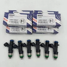 6pcs Genuine BOSCH OEM Fuel Injectors For Nissan Frontier Xterra V6 0280158007
