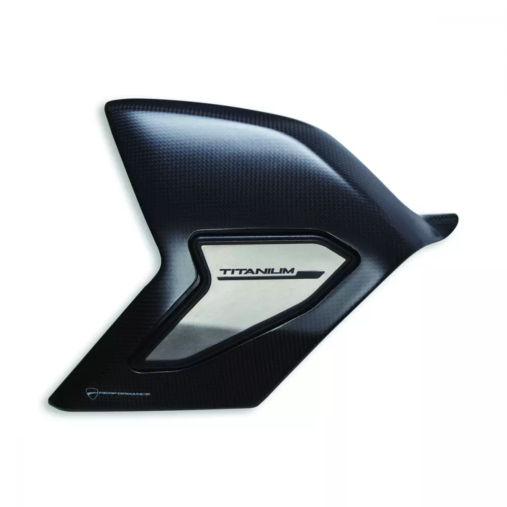 Ducati Streetfighter V4 Carbon Titanium Swinging Arm Cover