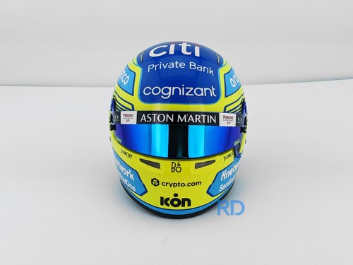 2023 Fernando Alonso Mini Helmet - 1:2 Scale Bell F1 Helmet - Model 4100224 - Picture 5 of 8