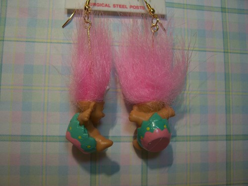 PENDIENTES EASTER WACKY WABBIT / CONEJO - Muñecas Russ Troll de 2" - NUEVOS EN PAQUETE - Imagen 3 de 3