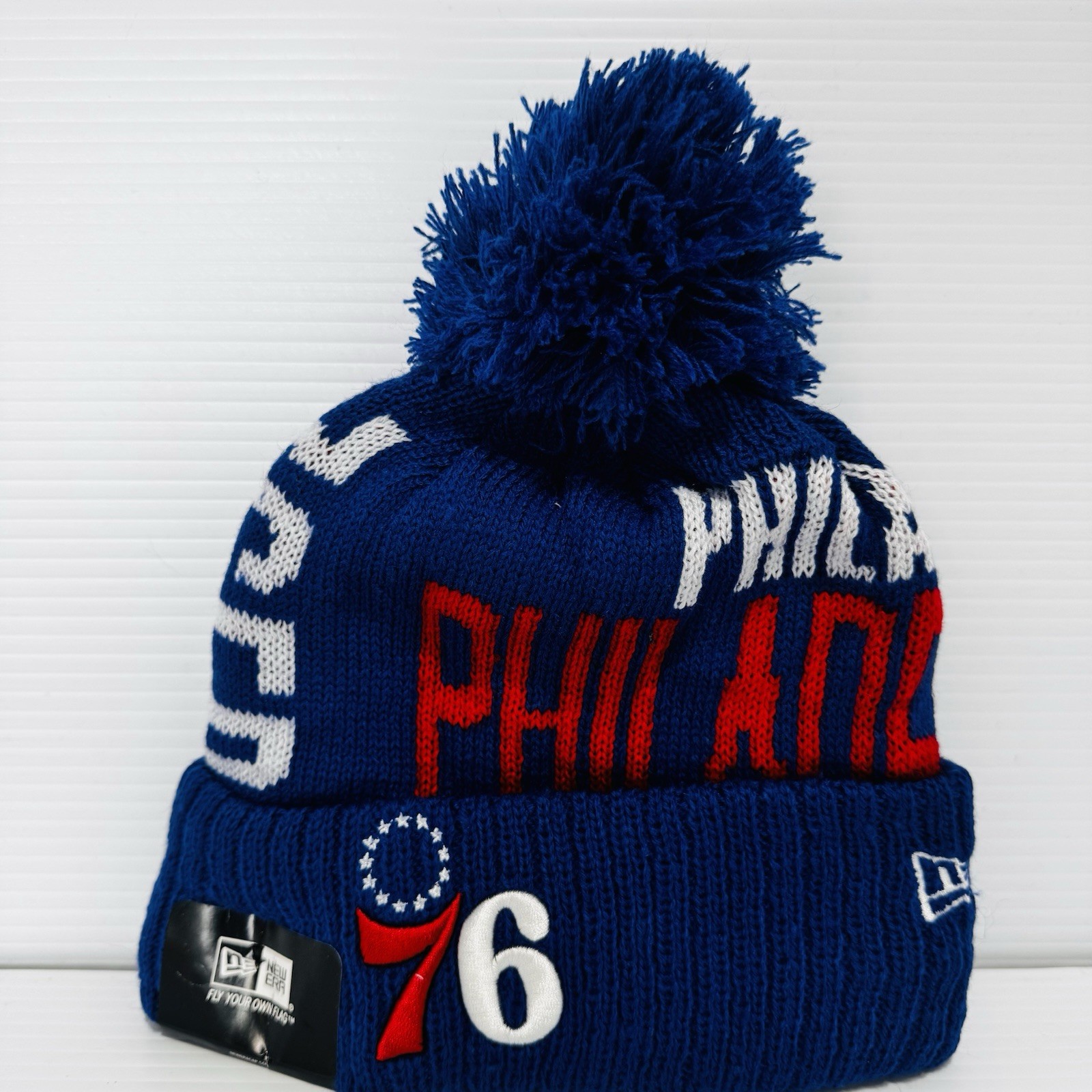 Philadelphia 76ers New Era Beanie With One-time Removable Pom