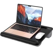 LT08 Laptop Stand, Portable Lap Desk with Pillow Cushion, Fits up to 14 inch ...