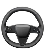 Leather Steering Wheel Cover Lace Up, Genuine Leather Type A3 Without Mark