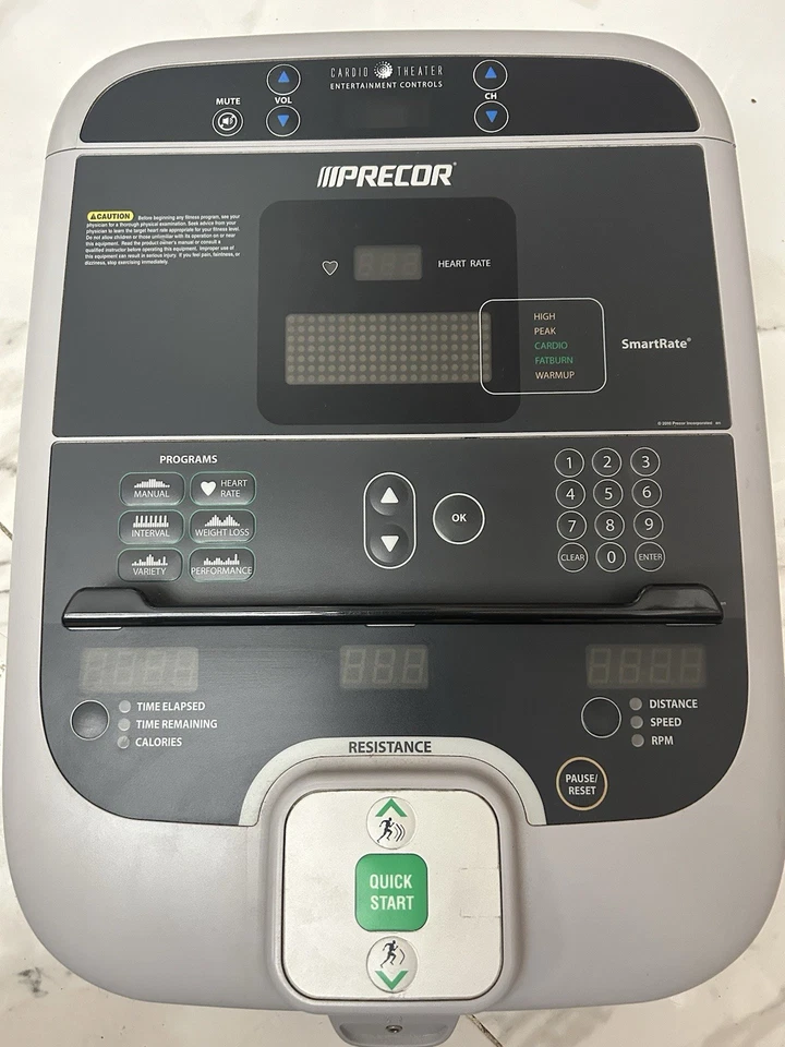 Precor 954i Upright Bike Console - Image 2 of 3