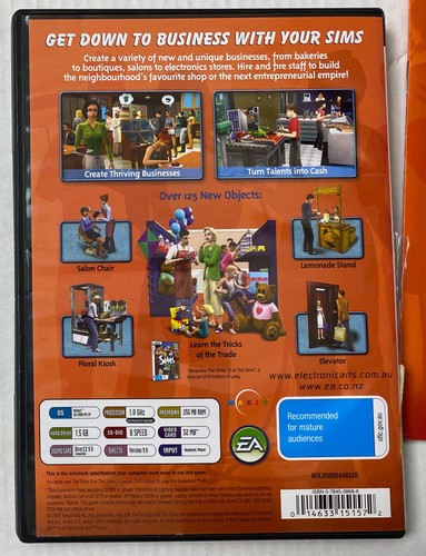 2834 The Sims 2 Open For Business Expansion Pack Only PC Complete - Picture 2 of 3