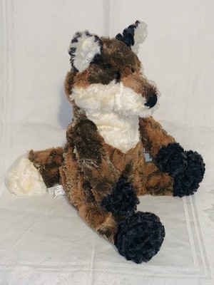 FabFuzz Fox MARY MEYER Toffee Brown Ultra Soft Stuffed Animal 14  Plush Rare