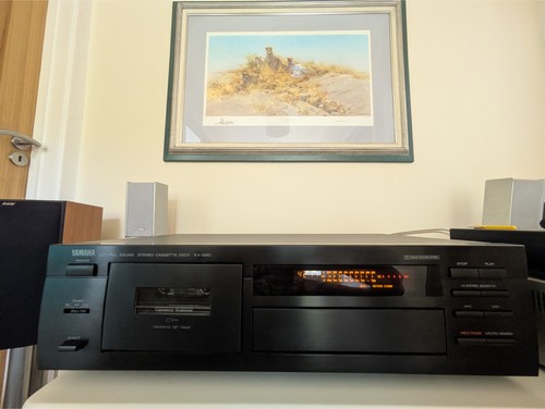 Yamaha - KX-580 Natural Sound Stereo Cassette Deck Dolby HX Pro mit Handbuch
