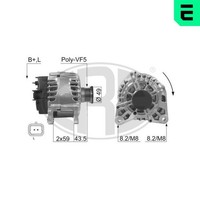 ERA Lichtmaschine Generator Lima 210056A FüR Nissan X83 Volvo Renault X70 Vivaro
