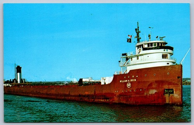 #ad #ad K50 Ship Postcard Chrome S S William A Irvin Great Lakes Ore Freighter 279 $9.20