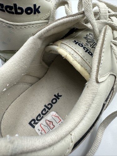 Reebok Classics Leather Chalk White Ladies Trainers UK Size 5 - Picture 8 of 9