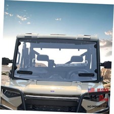 Clear Front Full Windshield Compatible with Polaris Ranger