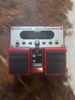 Boss VE 20 Vocal Performer Harmonies Delays Reverbs Looper