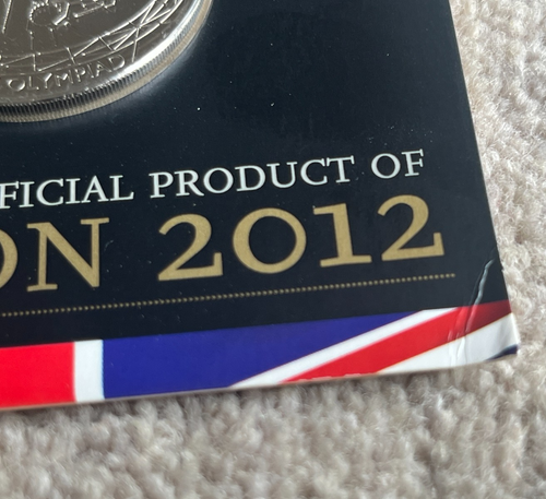 Moneda de 5 libras esterlinas sin abrir 2011 cuenta regresiva para los Juegos Olímpicos de Londres 2012, versión ciclismo - Imagen 4 de 4