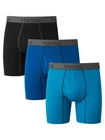 Hanes Men's 3-Pack Comfort Flex Boxer Briefs Fit Ultra Soft Cotton Stretch Wick