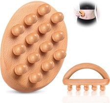 Wood Therapy Massage Tools, Anti Cellulite Massager Body Scraping Lymphatic Drai