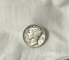 1944 Silver Mercury Dime VF Auction Find Free Shipping