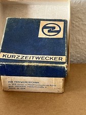 DDR Ostalgie Kurzzeitwecker mit org. Verpacku...