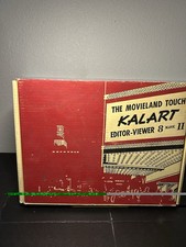 Vintage Kalart EV-8 Mark II 8mm Movie Film Editor Viewer Working With Box