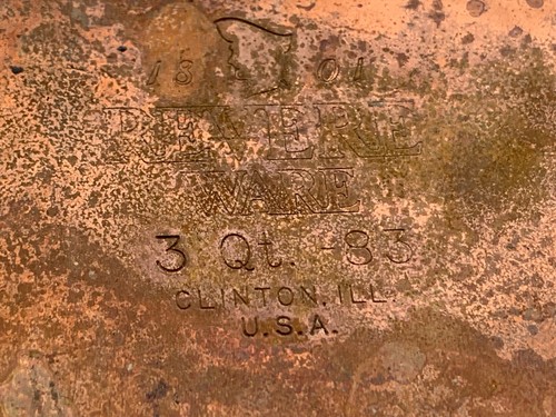 Vintage Revere Ware 3 Quart Sauce Pan Copper Clad Bottom + Lid | Made in USA - Picture 8 of 8