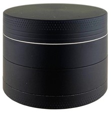 2.1" Metal Tobacco Grinder 4 Layer Herb Crusher Matte Black Color Spice gift man