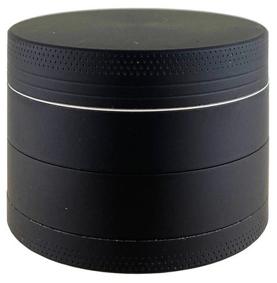 2.1'' Metal Tobacco Grinder 4 Layer Herb Crusher Matte Black Color Spice gift man