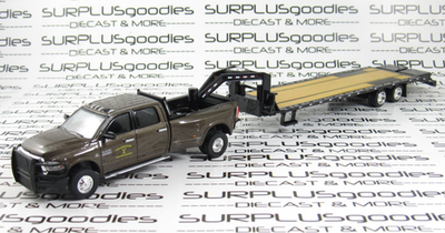 #ad Greenlight Yellowstone 2017 DODGE RAM 3500 LARAMIE Dually w Gooseneck Trailer $19.95