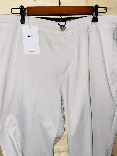 Pantalones de golf Nike Flex DRI-FIT para hombre ajuste estándar beige claro ¡¡NUEVOS CON ETIQUETAS!!! - Imagen 3 de 5