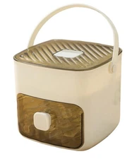 Ice Cube Tray Set with Lid & Storage Bin Easy Release 48-Grid Ice Maker